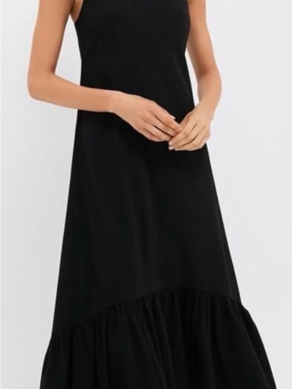 Pomander Place Black Sleeveless Maxi Dress